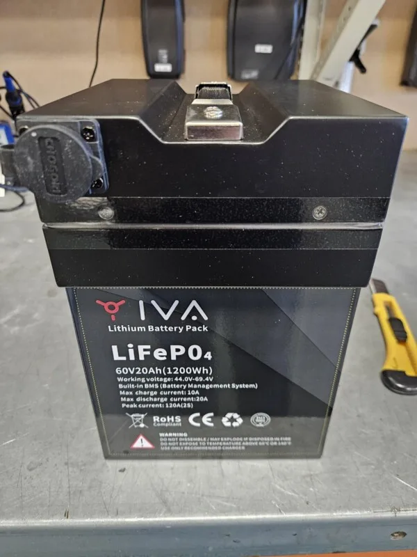 LiFePO4 accu 60V – 20 Ah
