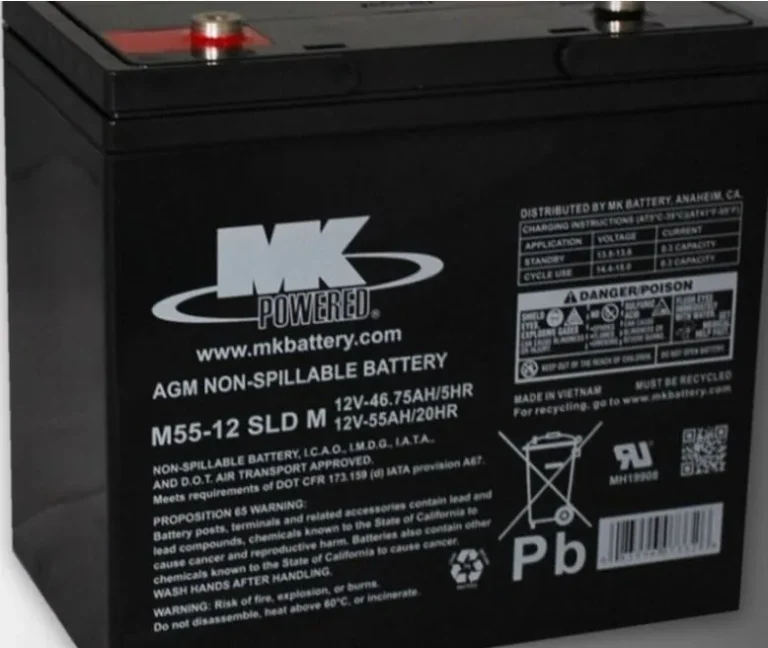 MK Battery AGM ACCU 12V 55AH