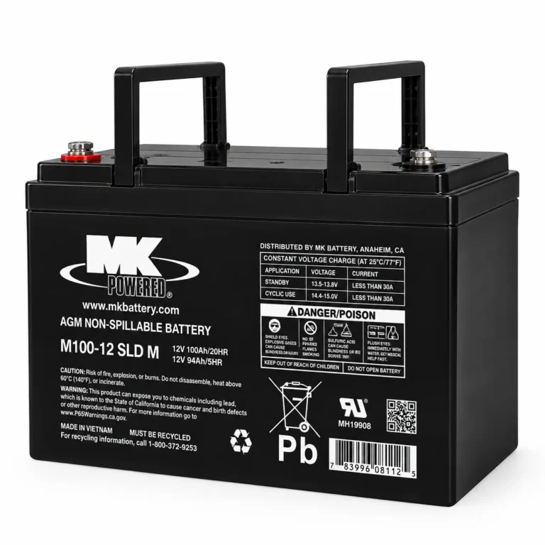 MK Battery AGM ACCU 12V 100Ah
