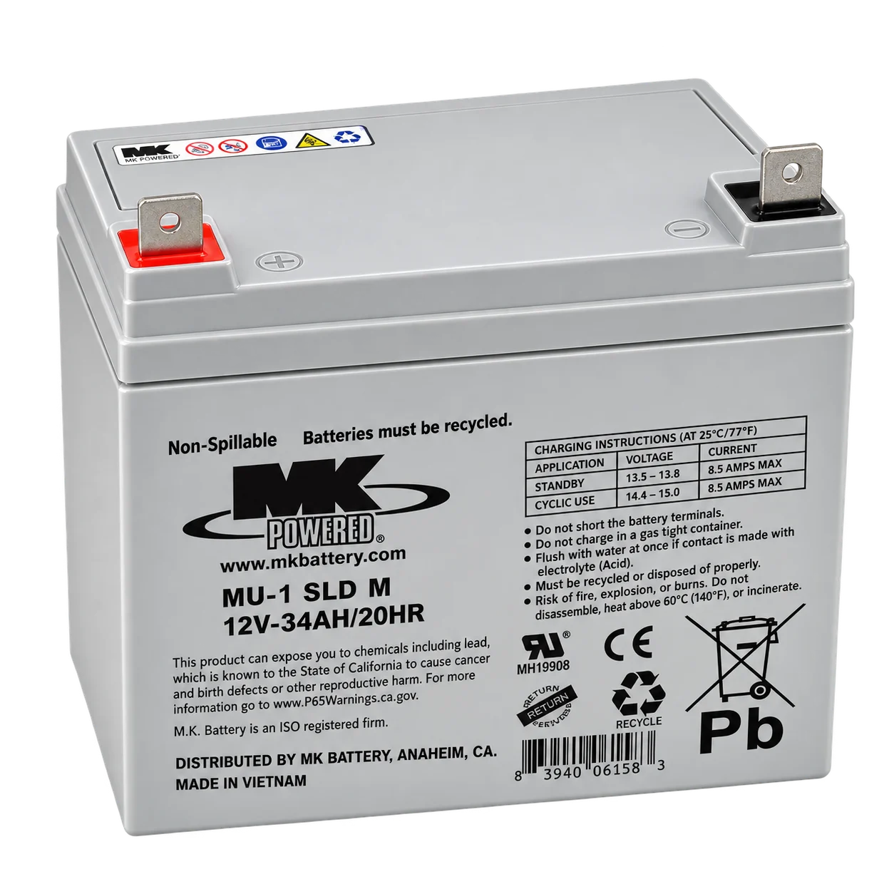 MK AGM ACCU 12V 35AH (MU-1SLD M FT-2)