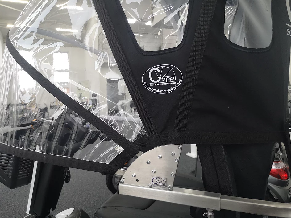 Cappi scootmobiel overkapping